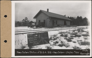 New Salem Station of Boston & Albany Railroad, station, New Salem, Mass., Jan. 30, 1930