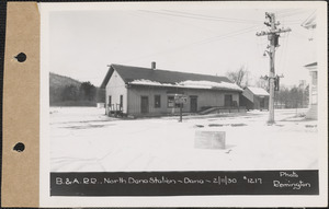 Boston & Albany Railroad, North Dana Station, Dana, Mass., Feb. 11, 1930