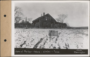 John J. Parker, house (old house), Ware, Mass., Feb. 14, 1930