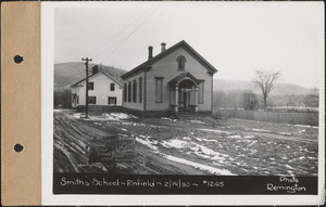 Smiths' School, schoolhouse ("Boy Scouts"), Enfield, Mass., Feb. 19, 1930