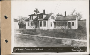 Alfred Smith, house on east side of road, Enfield, Mass., Feb. 28, 1930