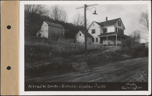 Alfred W. Smith, house, barn (west side), Enfield, Mass., Feb. 28, 1930
