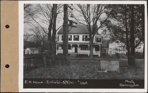 Edwin H. Howe, house, garage, Enfield, Mass., Mar. 5, 1930