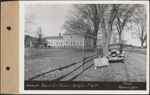 Joseph Record, house, Dana, Mass., Mar. 13, 1930