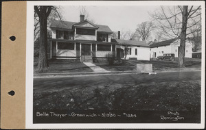 Belle Thayer, house, barn, Greenwich Village, Greenwich, Mass., Mar. 13, 1930