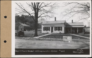 Edwin H. and Eva A. Randall, house, barn, Greenwich Village, Greenwich, Mass., Mar. 13, 1930