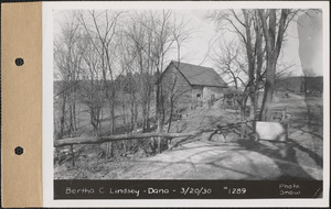 Bertha C. Lindsey, barn, Dana, Mass., Mar. 20, 1930