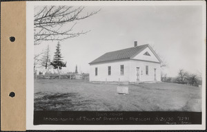 Inhabitants of the Town of Prescott, Town Hall, Prescott, Mass., Mar. 21, 1930