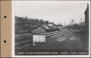 Harry L. Ryther and Linus G. Warren, coal sheds, Enfield, Mass., Apr. 11, 1930