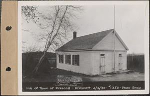 Inhabitants of the Town of Prescott, Center Schoolhouse, Prescott, Mass., Apr. 16, 1930