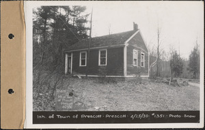 Inhabitants of the Town of Prescott, Underhill School, Prescott, Mass., Apr. 25, 1930