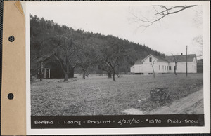 Bertha I. Leary, house, shed, Prescott, Mass., Apr. 25, 1930