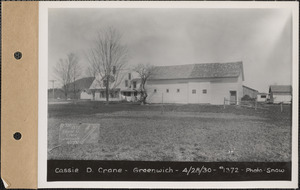 Cassie D. Crane, house, barn, etc., Greenwich, Mass., Apr. 28, 1930