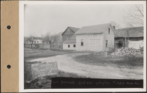 Carl Bartlett, garage, Enfield, Mass., Apr. 30, 1930