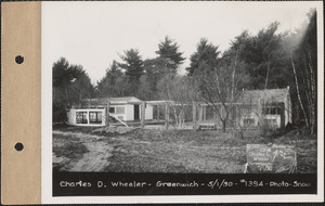 Charles D. Wheeler, chicken houses, Greenwich Plains, Greenwich, Mass., May 1, 1930