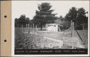 Charles D. Wheeler, chicken houses, Greenwich Plains, Greenwich, Mass., May 1, 1930