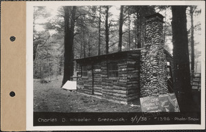 Charles D. Wheeler, camp, Greenwich Plains, Greenwich, Mass., May 1, 1930