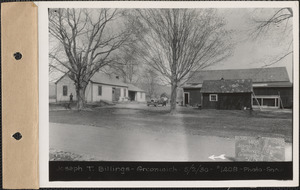 Joseph T. Billings, house, barn, etc., Greenwich, Mass., May 2, 1930