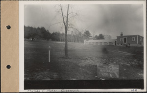 Thomas F. Maher, tool house, shop, chicken houses, Greenwich, Mass., May 2, 1930