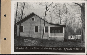 Charles Z. Gauthier et al., cottage, Curtis Pond, Greenwich, Mass., May 8, 1930