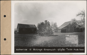 Katherine R. Billings, barn, Greenwich, Mass., May 13, 1930