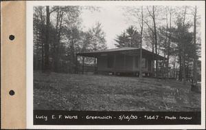 Lucy E. F. Ward, cottage, etc., Curtis Pond, Greenwich, Mass., May 14, 1930