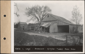 Celia L. Lego, barn, etc., Prescott, Mass., May 17, 1930