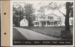 Bertha I. Leary, house, garage, North Dana, Dana, Mass., May 22, 1930