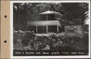 Elias F. Bristol estate, cottage, Dana, Mass., June 12, 1930