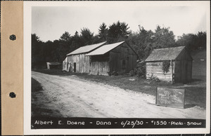 Albert E. Doane, barn, Dana, Mass., June 25, 1930