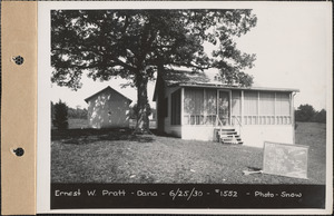 Ernest W. Pratt, cottage, Pottapaug Pond, Dana, Mass., June 25, 1930