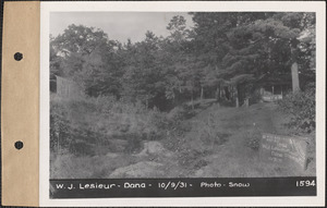 William J. Lesieur, camp and garage, Dana, Mass., Oct. 9, 1931
