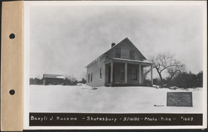 Bazyli J. Kuczma, house and chicken house, Shutesbury, Mass., Mar. 10, 1932
