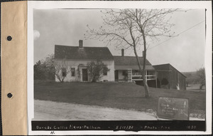 Dorcas H. Collis heirs, house and shed, Pelham, Mass., May 17, 1932