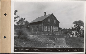 Warren Hooker, house and barn, Pelham, Mass., July 13, 1932