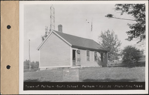 Town of Pelham, South School, Pelham, Mass., Oct. 10, 1932