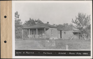 John H. Martin, house, Pelham, Mass., Oct. 10, 1932