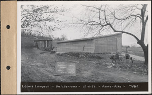Lewis Lampson, chicken house, Belchertown, Mass., Dec. 6, 1932