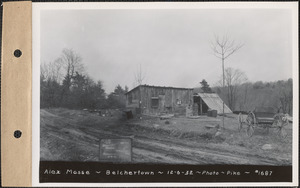 Alex Masse, shack, Belchertown, Mass., Dec. 6, 1932