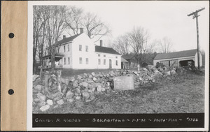 Clinton R. Rhodes, house and sheds, Belchertown, Mass., Jan. 3, 1933