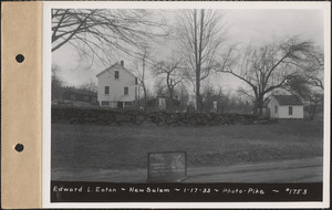 Edward L. Eaton, shop, shed, New Salem, Mass., Jan. 17, 1933