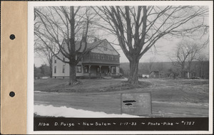 Alba D. Paige, house, New Salem, Mass., Jan. 17, 1933