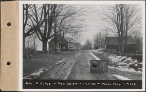 Alba D. Paige, barn and shed, New Salem, Mass., Jan. 17, 1933