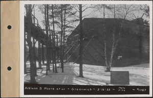 Addison D. Moore and wife, icehouse, Greenwich, Mass., Mar. 16, 1933