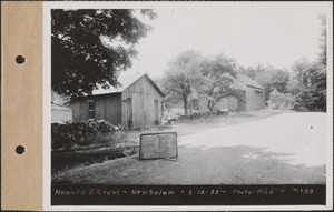 Howard E. Crowl, barn and shed, New Salem, Mass., June 12, 1933