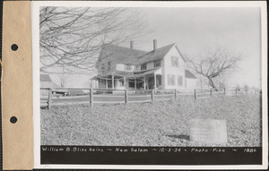 William B. Bliss heirs, house, New Salem, Mass., Dec. 3, 1934