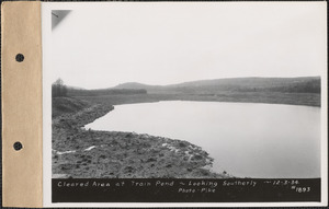 Cleared area at Train Pond, looking southerly, Enfield, Mass., Dec. 3, 1934