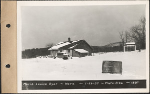 Marie Louise Dyer, house, Ware, Mass., Jan. 26, 1935