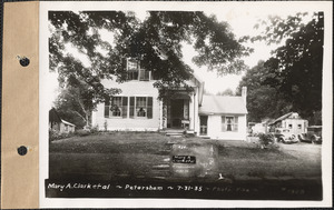 Mary A. Clark et al., house, Petersham, Mass., July 31, 1935