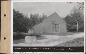 Dorcas H. Collis heirs, barn, Pelham, Mass., Sep. 12, 1935